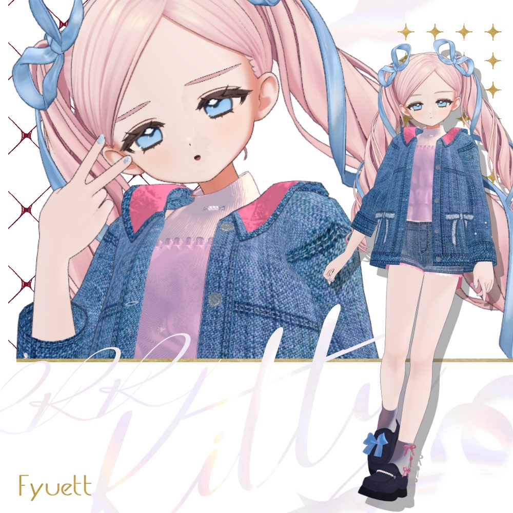 【5アバター対応】RRR.Kitty|VRChat / PB対応
