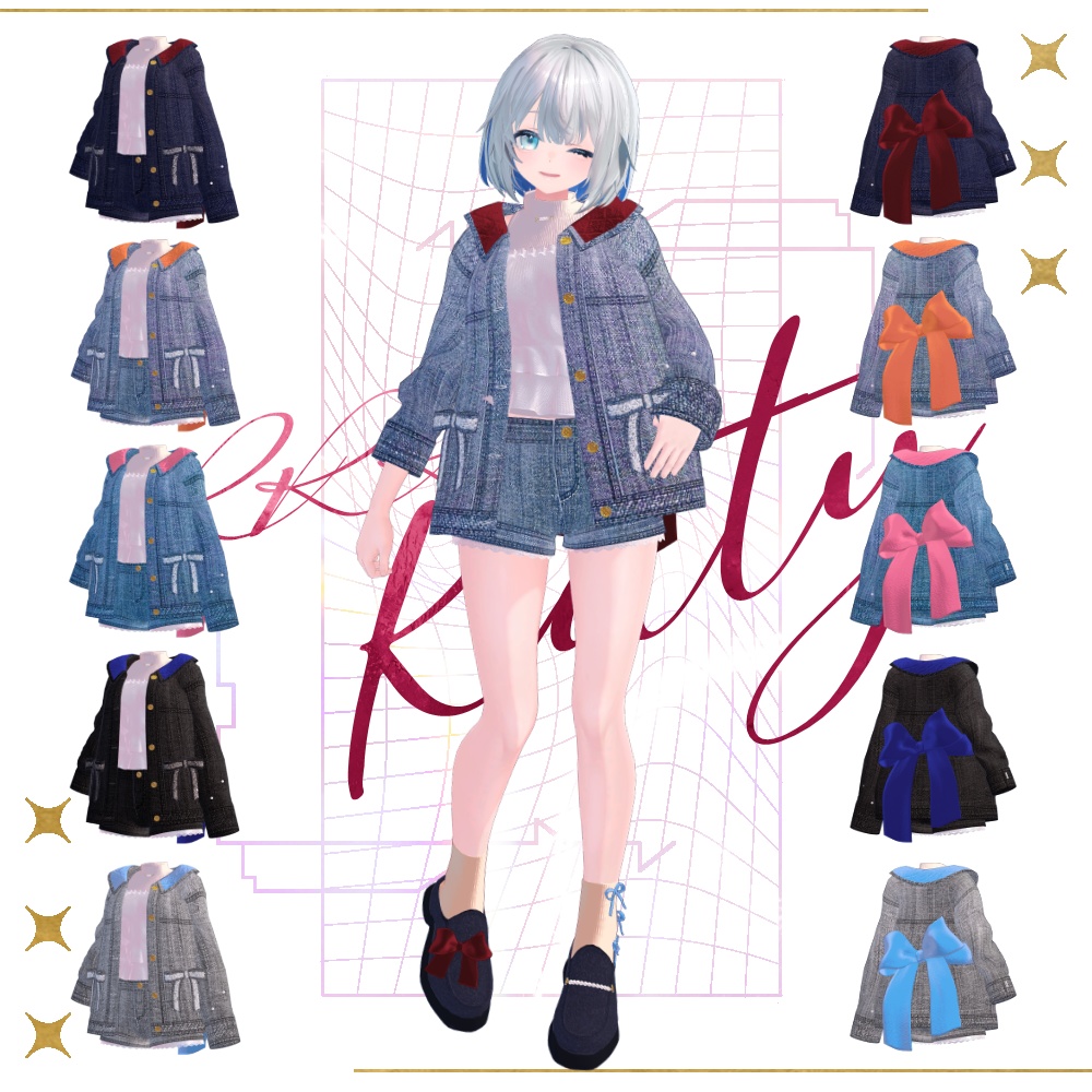 【5アバター対応】RRR.Kitty|VRChat / PB対応