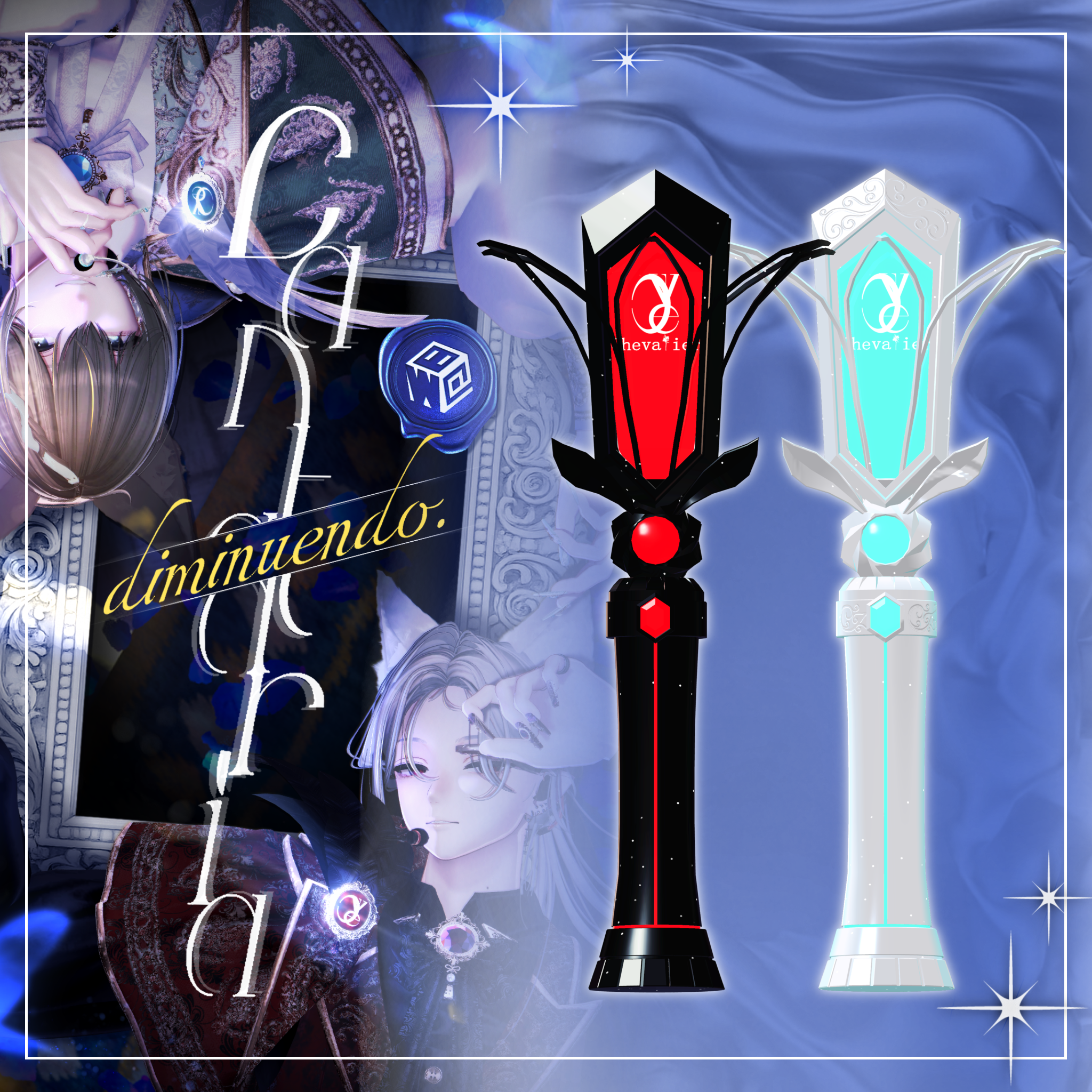 Chevalier -cantaria:diminuendo.-開催記念ペンライト【free】 - u0̸. - BOOTH