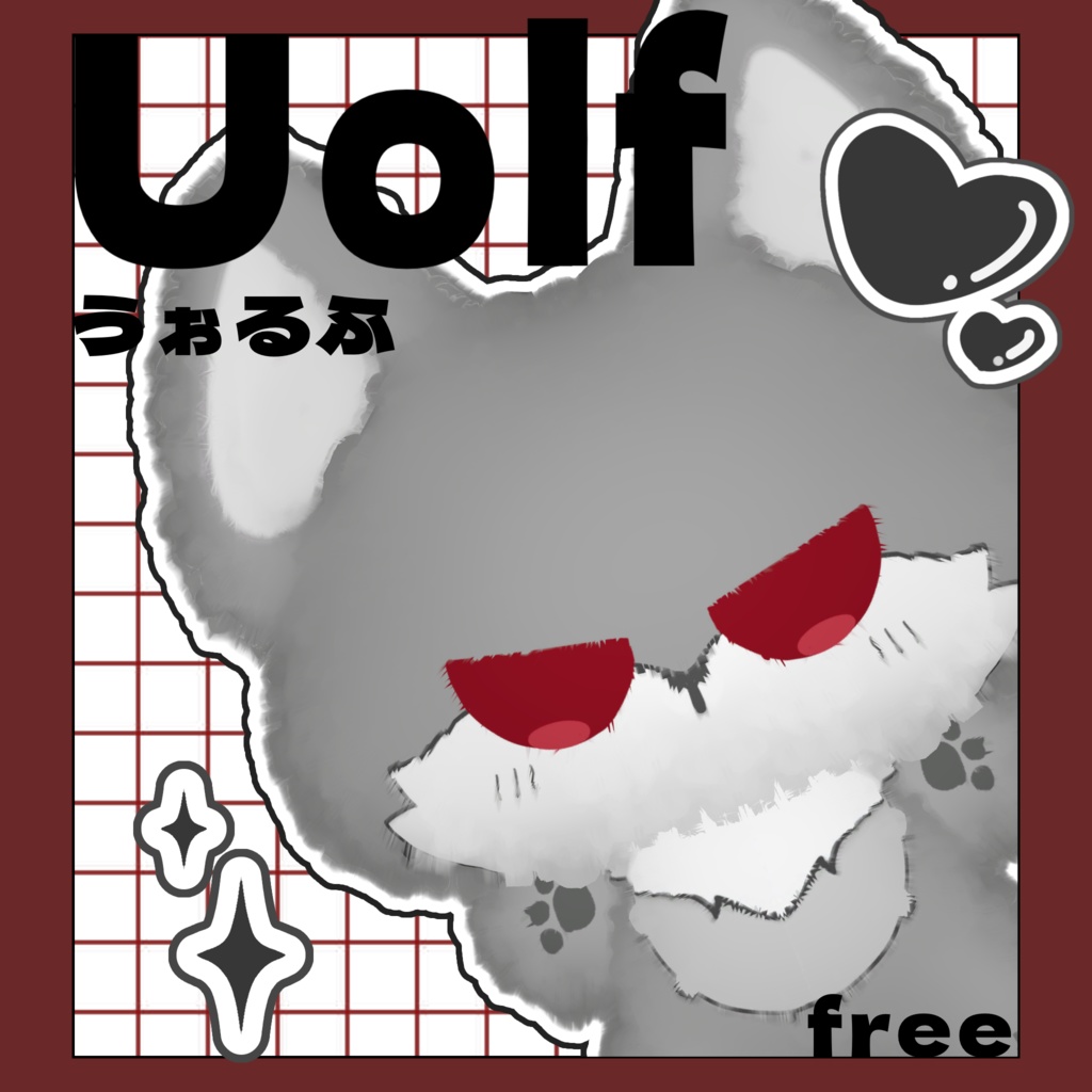 【free】Uolf‐うぉるふ‐【キーホルダー】