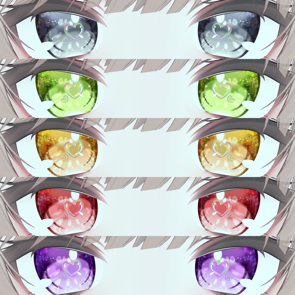 ✨セール中✨【20avatar対応】🫧ShabonHeartEye🫧シャボンハートアイテクスチャ
