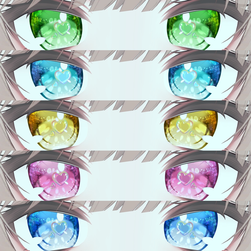 ✨セール中✨【20avatar対応】🫧ShabonHeartEye🫧シャボンハートアイテクスチャ