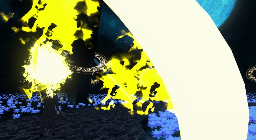 【Unity/VRChat】アニメ風飛ぶ斬撃ギミック,エフェクト&オリジナルシェーダー2種【particle】