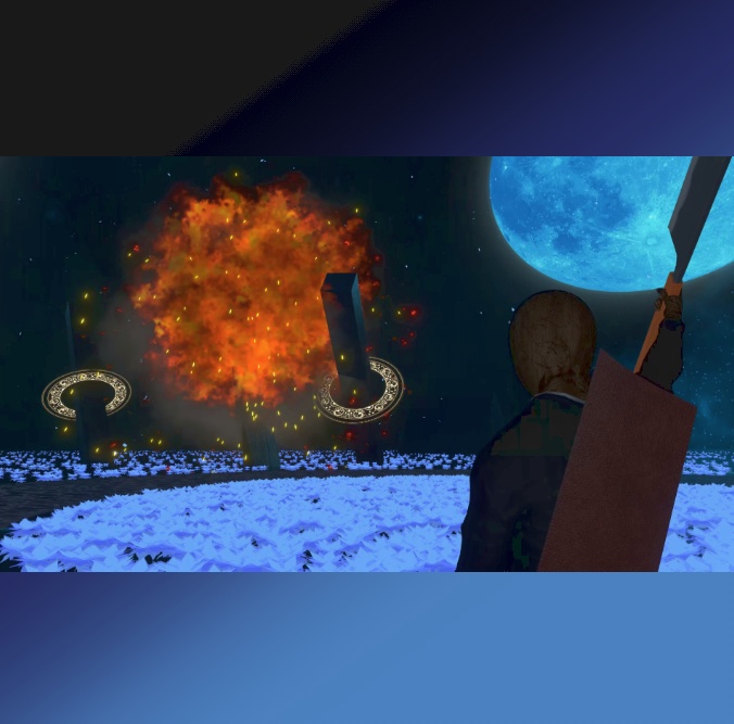 【MA対応】新版アニメ風飛ぶ斬撃 & 巨大出刃包丁ギミック(VRChat想定)