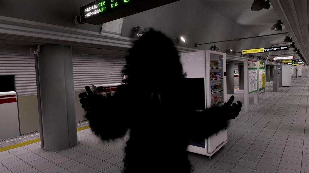 【MA対応】ジェスチャー着脱ギミック付き!黒炎パーティクル装飾衣装FlameCoat