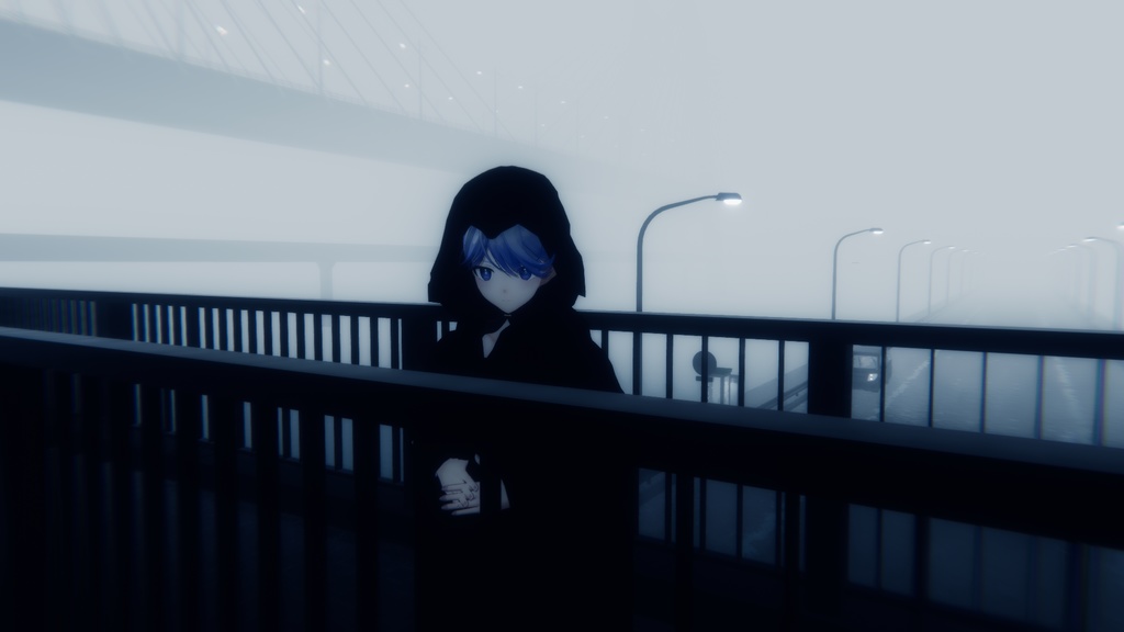 【MA対応】ジェスチャー着脱ギミック付き!黒炎パーティクル装飾衣装FlameCoat