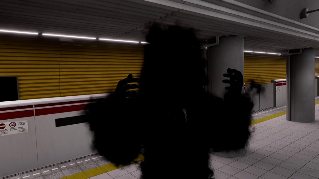 【MA対応】ジェスチャー着脱ギミック付き!黒炎パーティクル装飾衣装FlameCoat