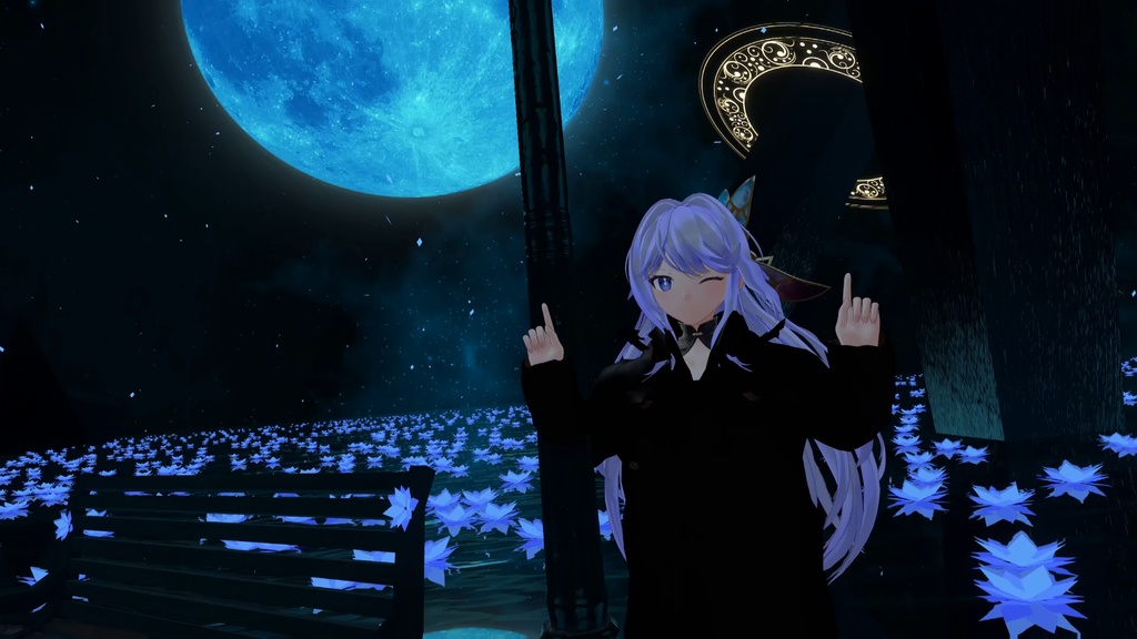 【MA対応】ジェスチャー着脱ギミック付き!黒炎パーティクル装飾衣装FlameCoat