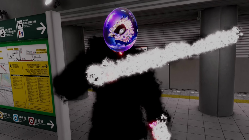 【MA対応】飛翔斬撃機能付き!黒炎刃出現ギミック『FlameBladeSystem』