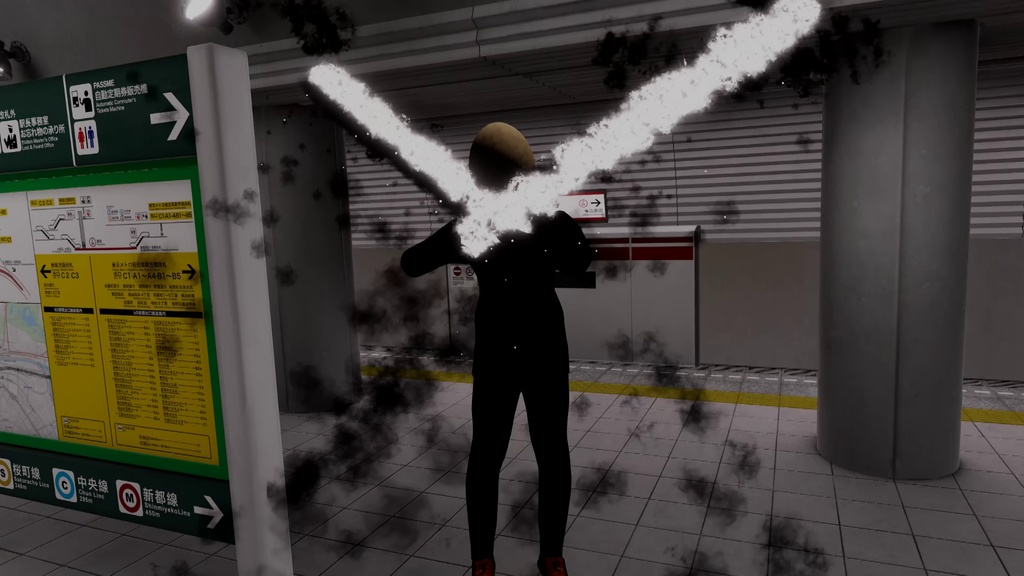 【MA対応】飛翔斬撃機能付き!黒炎刃出現ギミック『FlameBladeSystem』