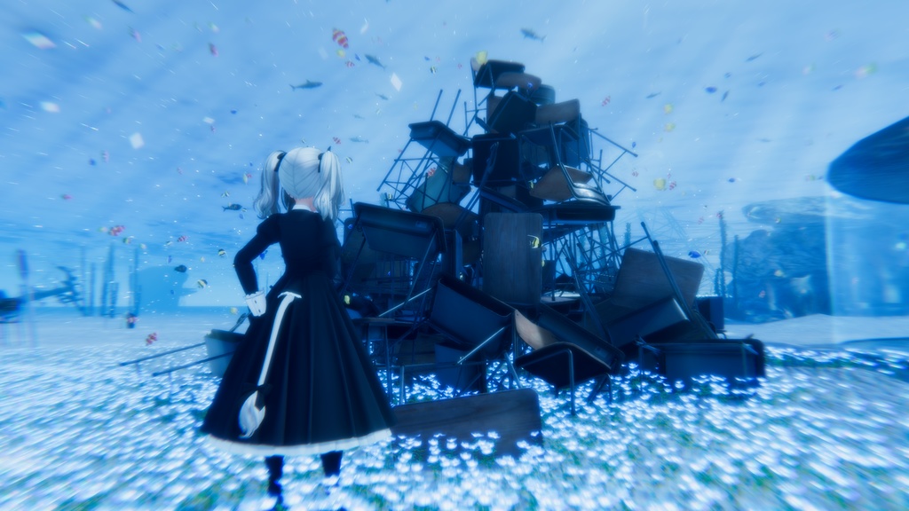 【MA】スタイリッシュ立ち/座りポーズセット【VRChat】