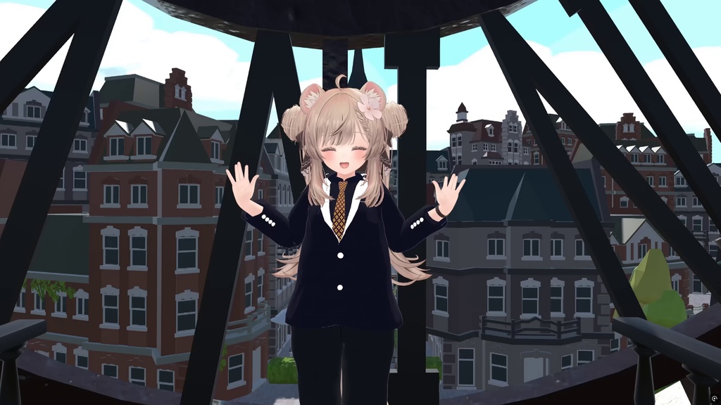 【3D衣装モデル&ギミック】これ一着でいろいろできる!着脱&炎上ギミック付き多機能衣装『Functional Business Suit & EquipSystem』【フリーサイズ】