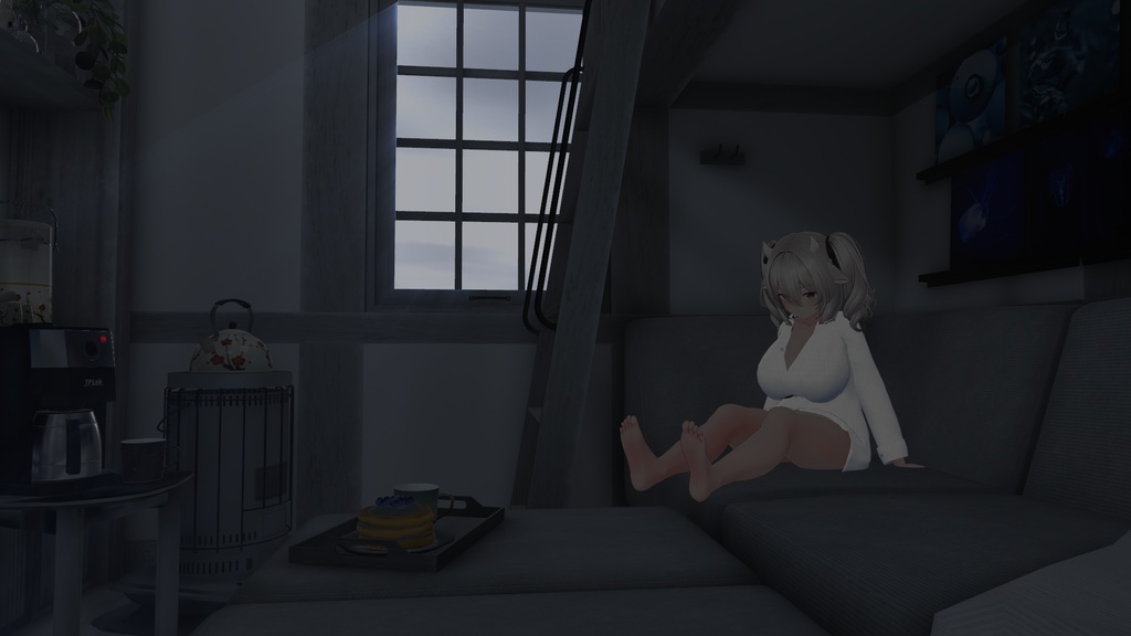 【3D衣装モデル&ギミック】これ一着でいろいろできる!着脱&炎上ギミック付き多機能衣装『Functional Business Suit & EquipSystem』【フリーサイズ】