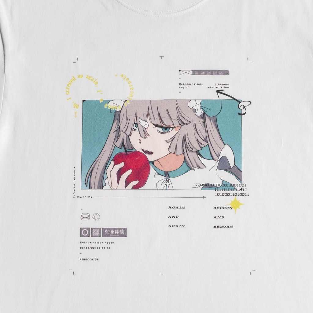 「転生林檎」Tシャツ