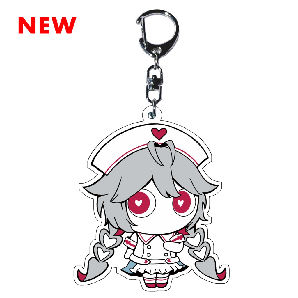 「愛属性アイマイナ」ラバーキーホルダー（受注生産・6月中旬お届け予定）