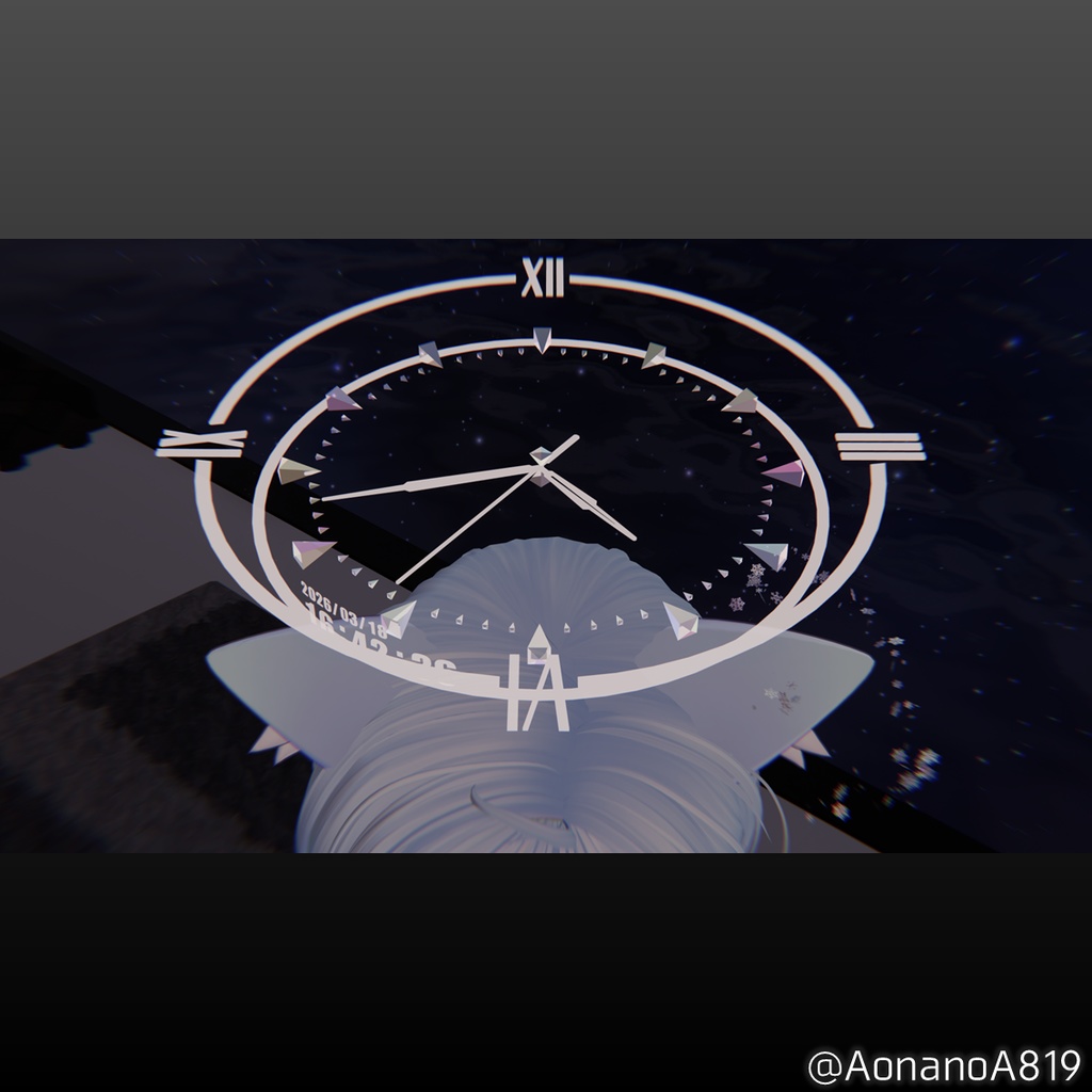 【OSC不要】Chrono Halo【VRChat想定】