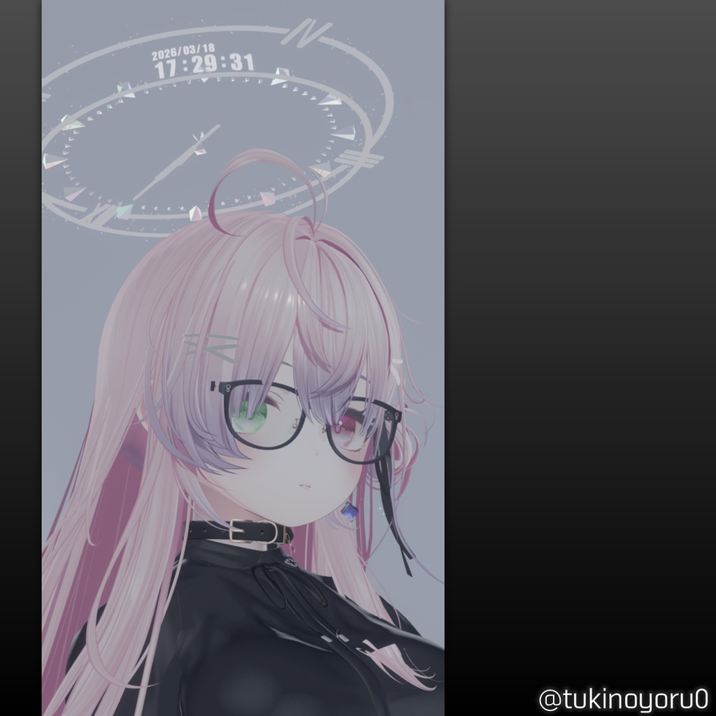 【OSC不要】Chrono Halo【VRChat想定】