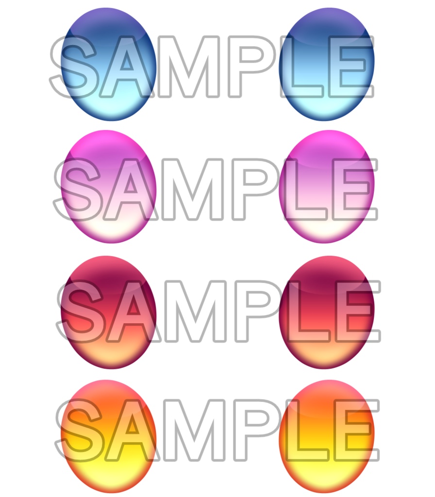 瞳孔なし瞳テクスチャ【VRoid/自作モデル用】