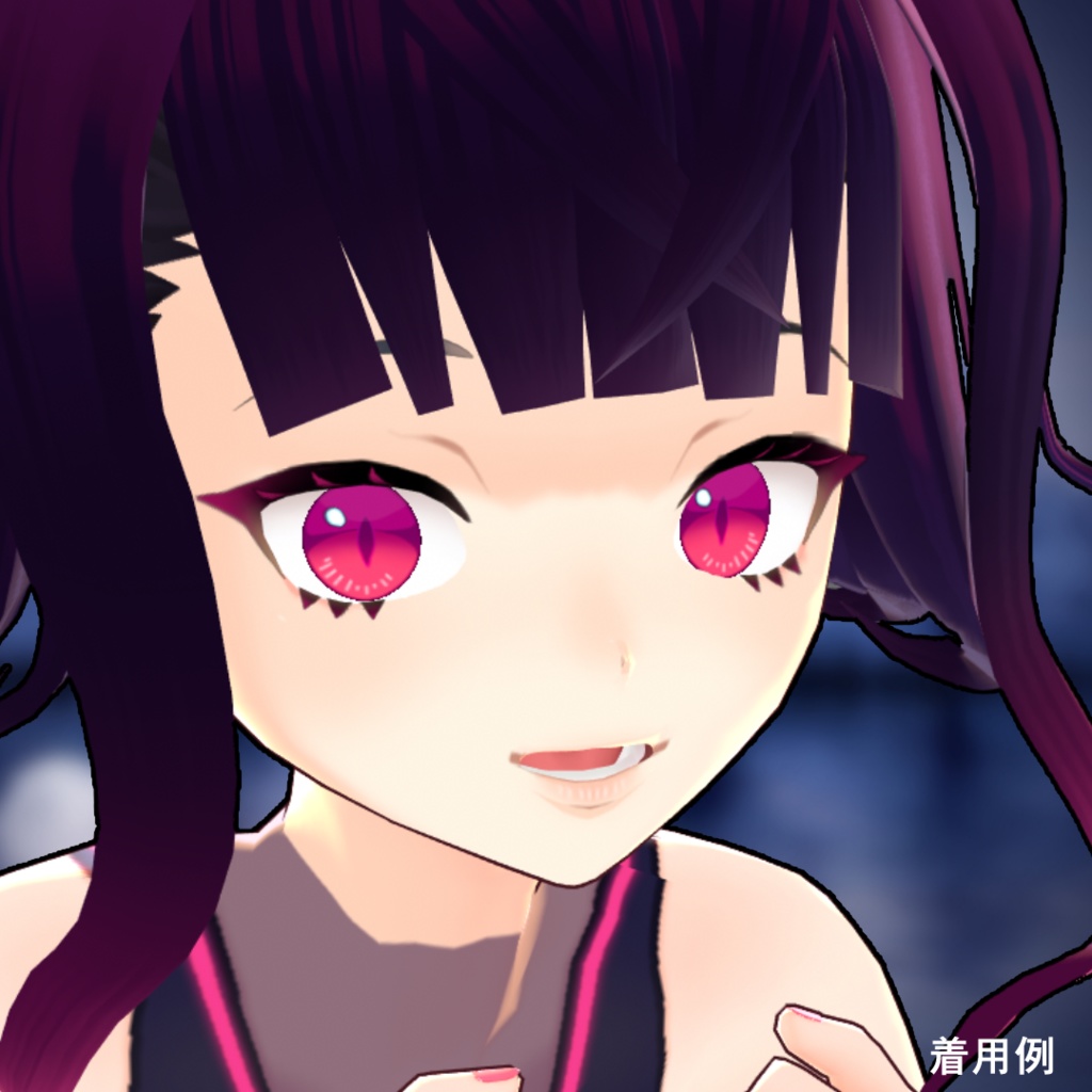 瞳テクスチャ・シンプル猫目【VRoid/自作モデル用】