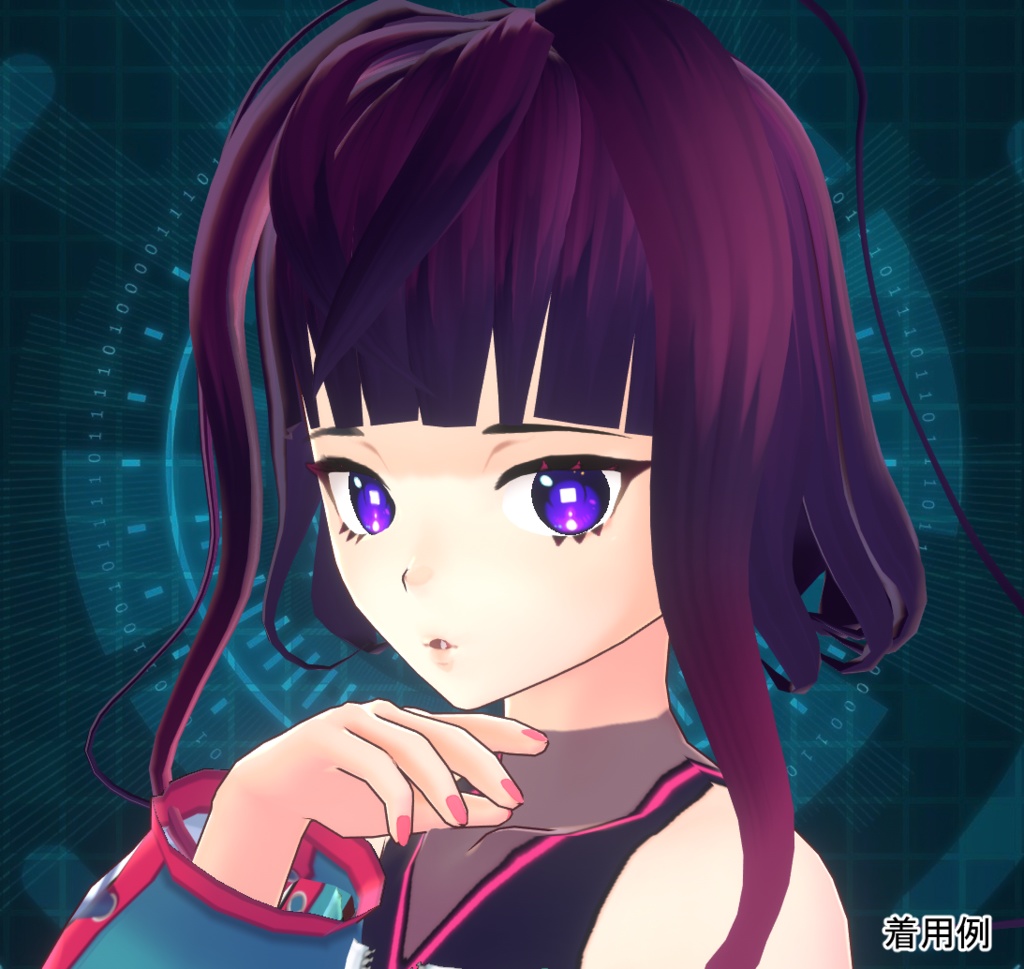 瞳テクスチャ・アンドロイド2【VRoid・自作モデル用】