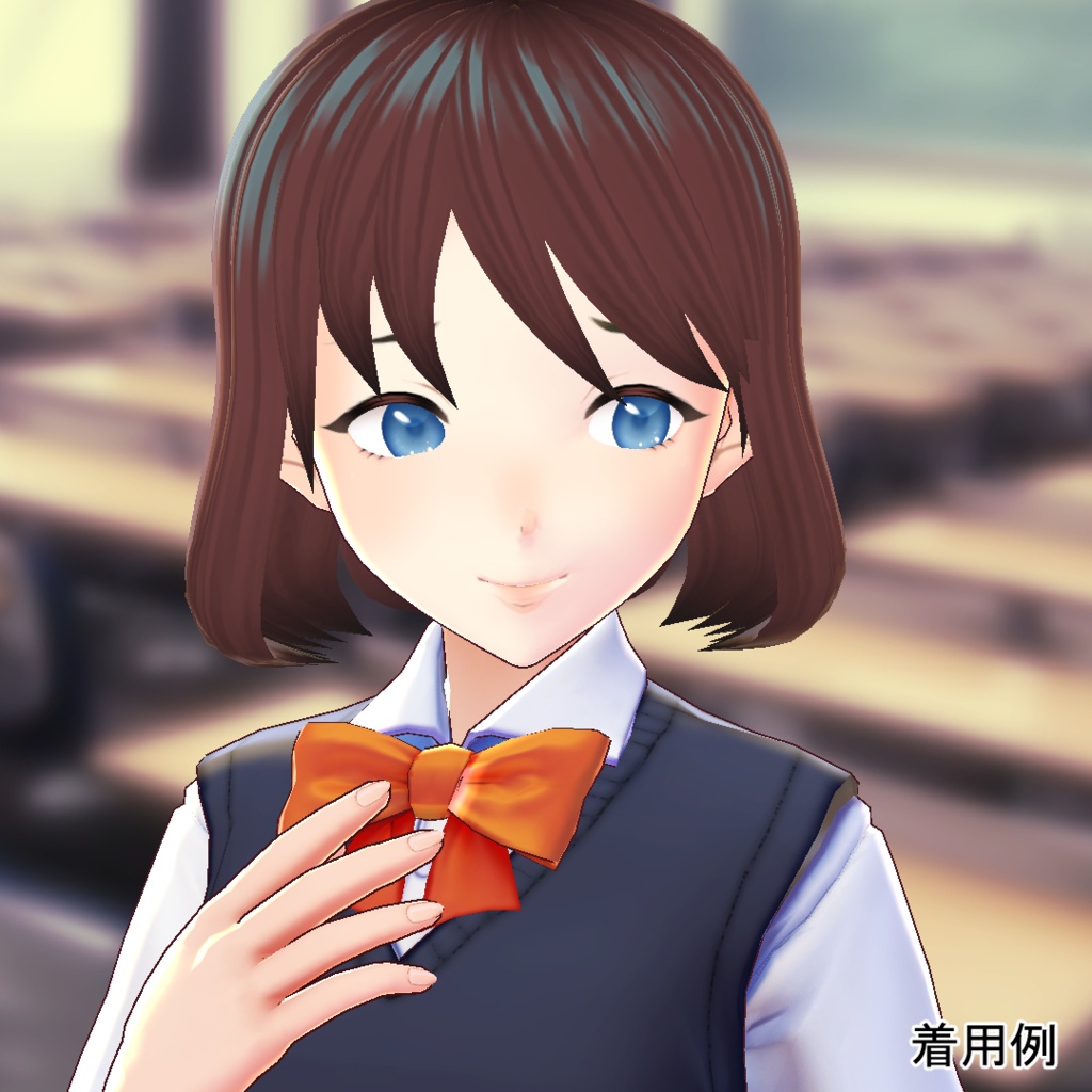 アイライン&眉テクスチャ・困り眉【VRoid用】