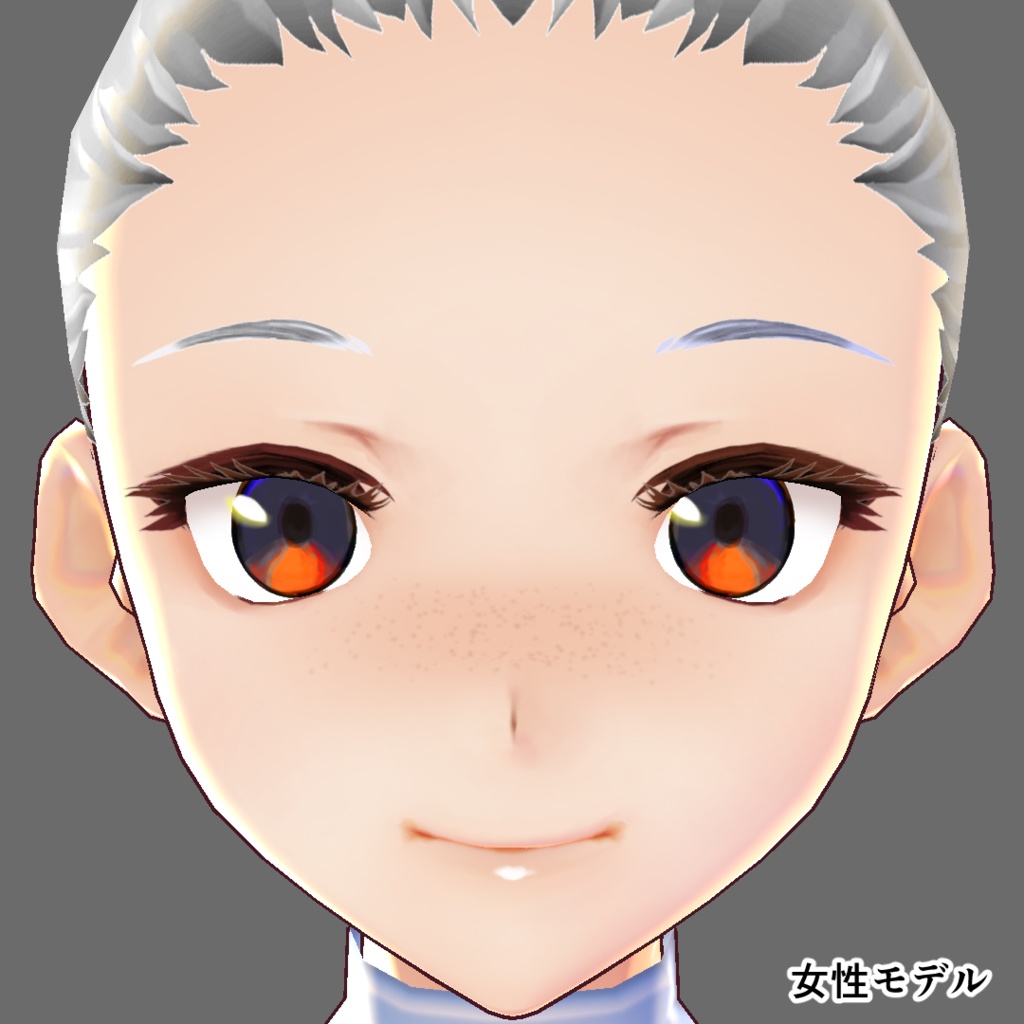 【VRoid用】フェイスペイント・そばかす