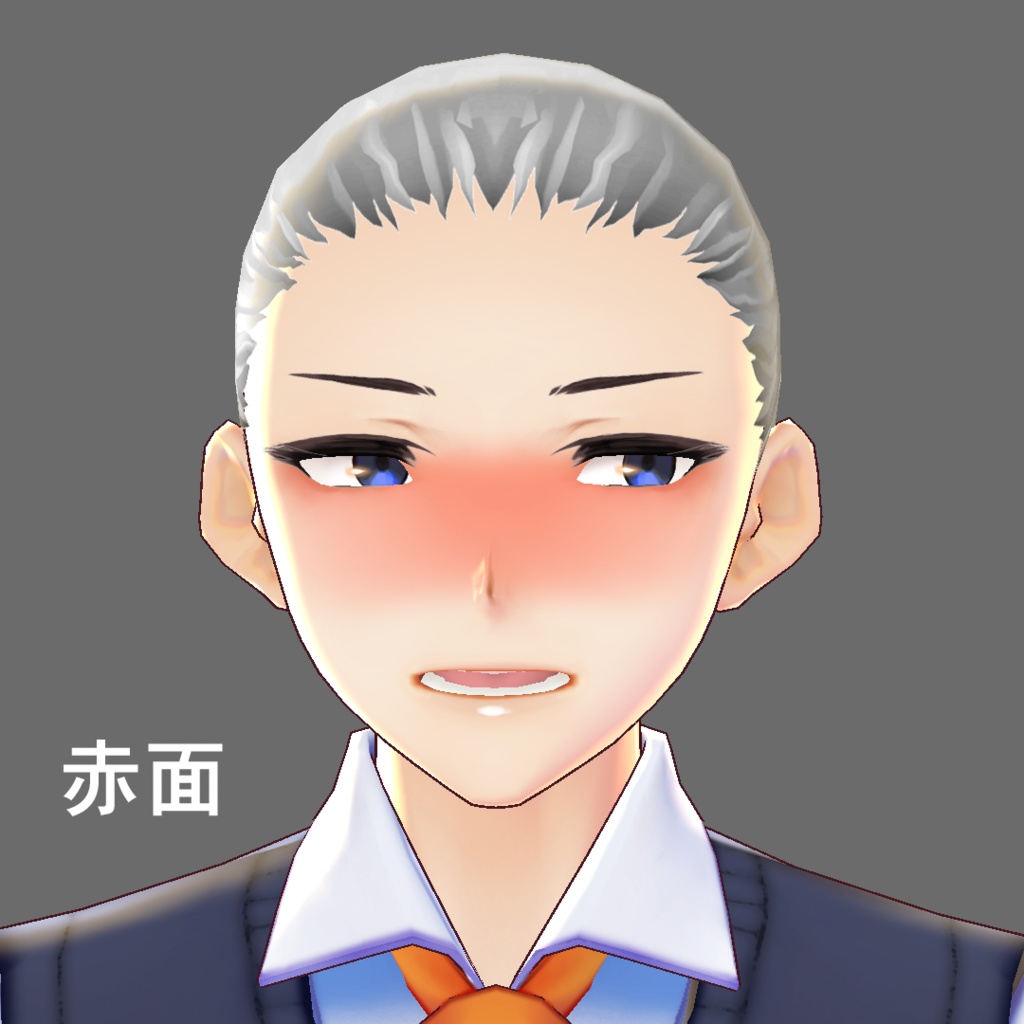 【VRoid用】表情追加テクスチャ5枚セット