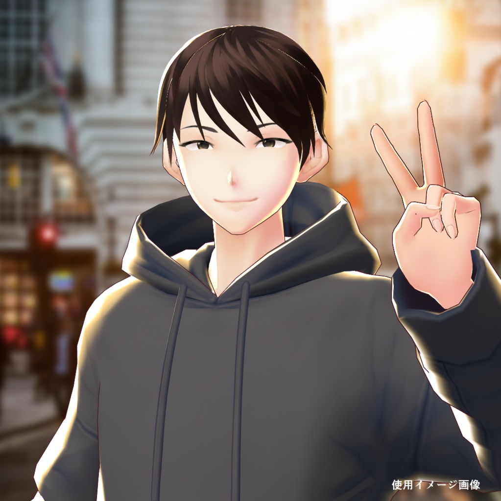 【VRoid用】顔テクスチャスターターセット・お兄ちゃん