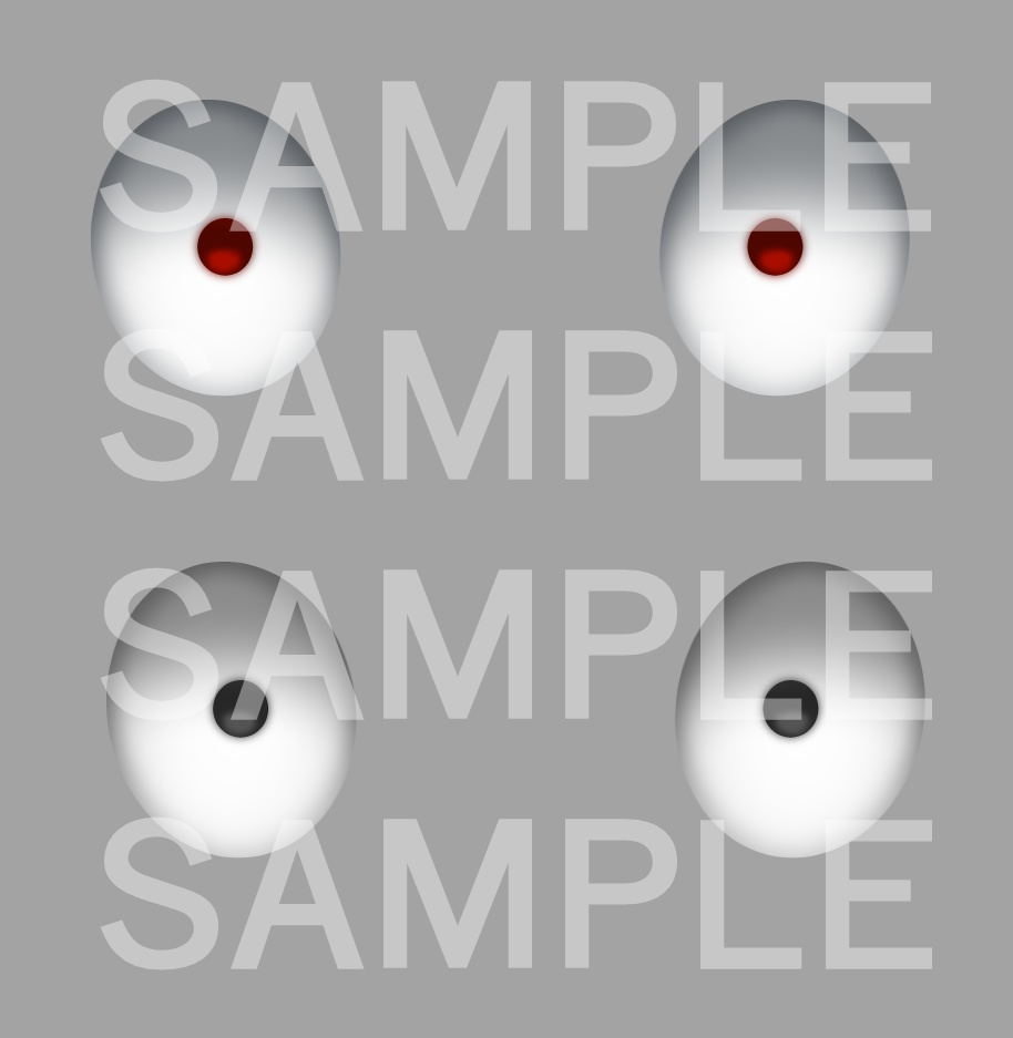 【VRoid用】瞳テクスチャ・日の丸瞳