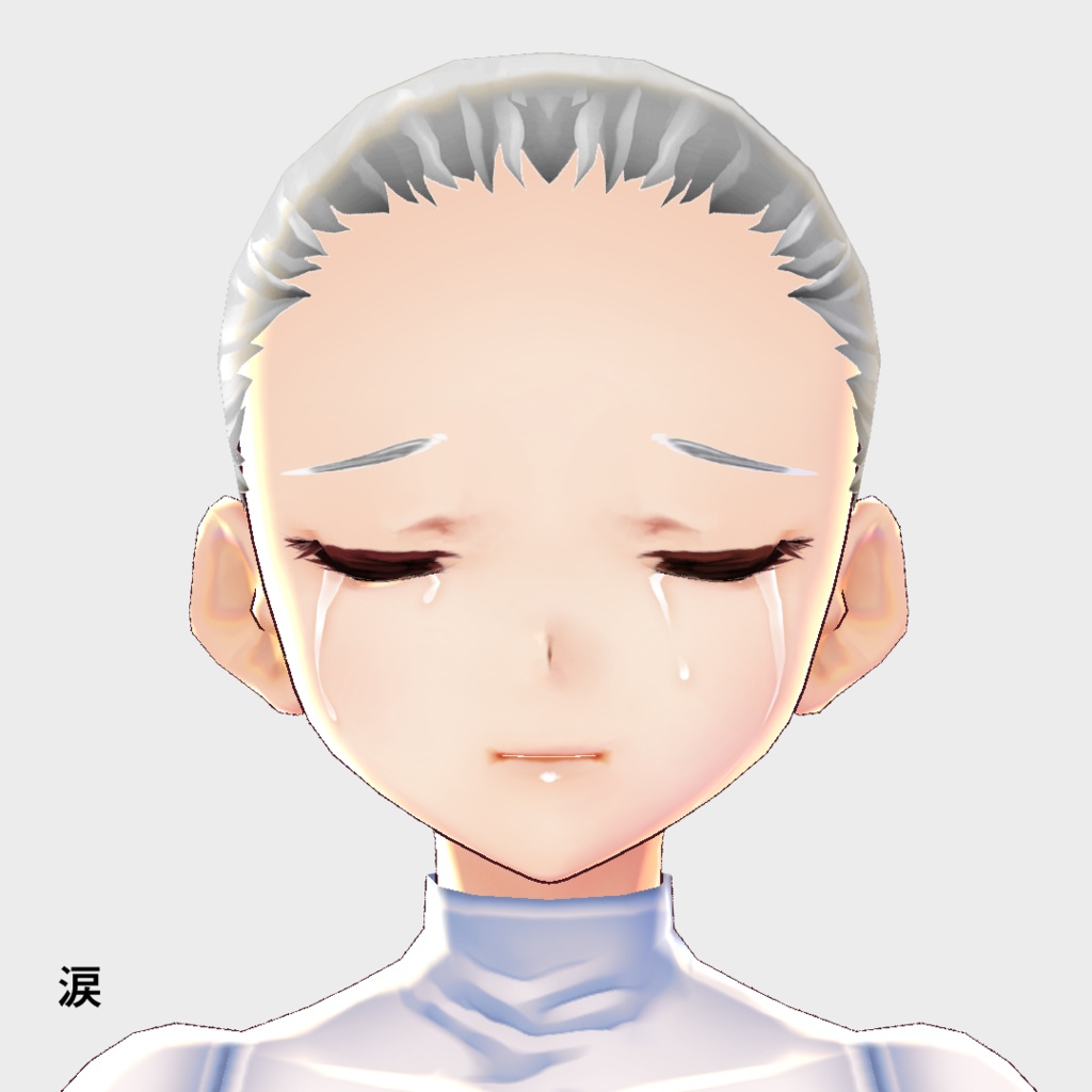 【VRoid用】表情追加テクスチャ二弾、5枚セット