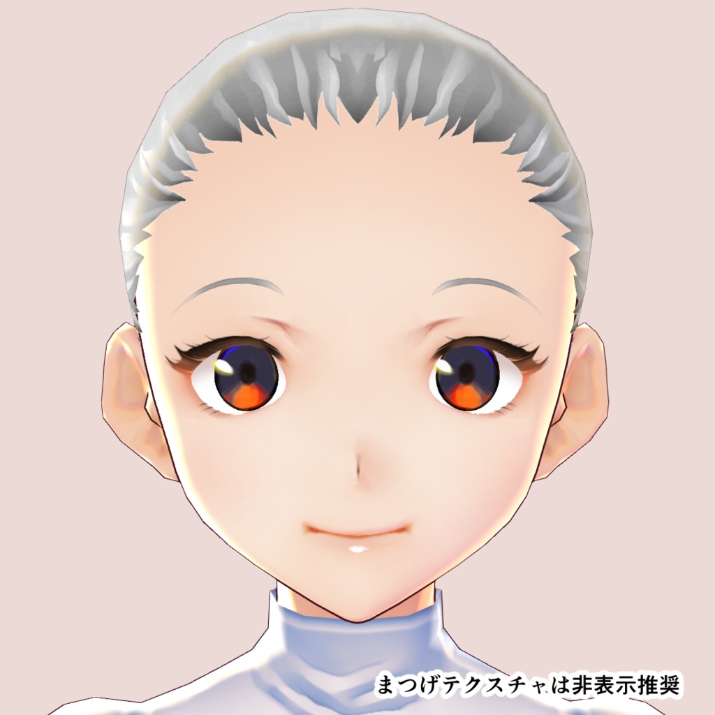 【VRoid用】眉、アイラインテクスチャ・ふんわり