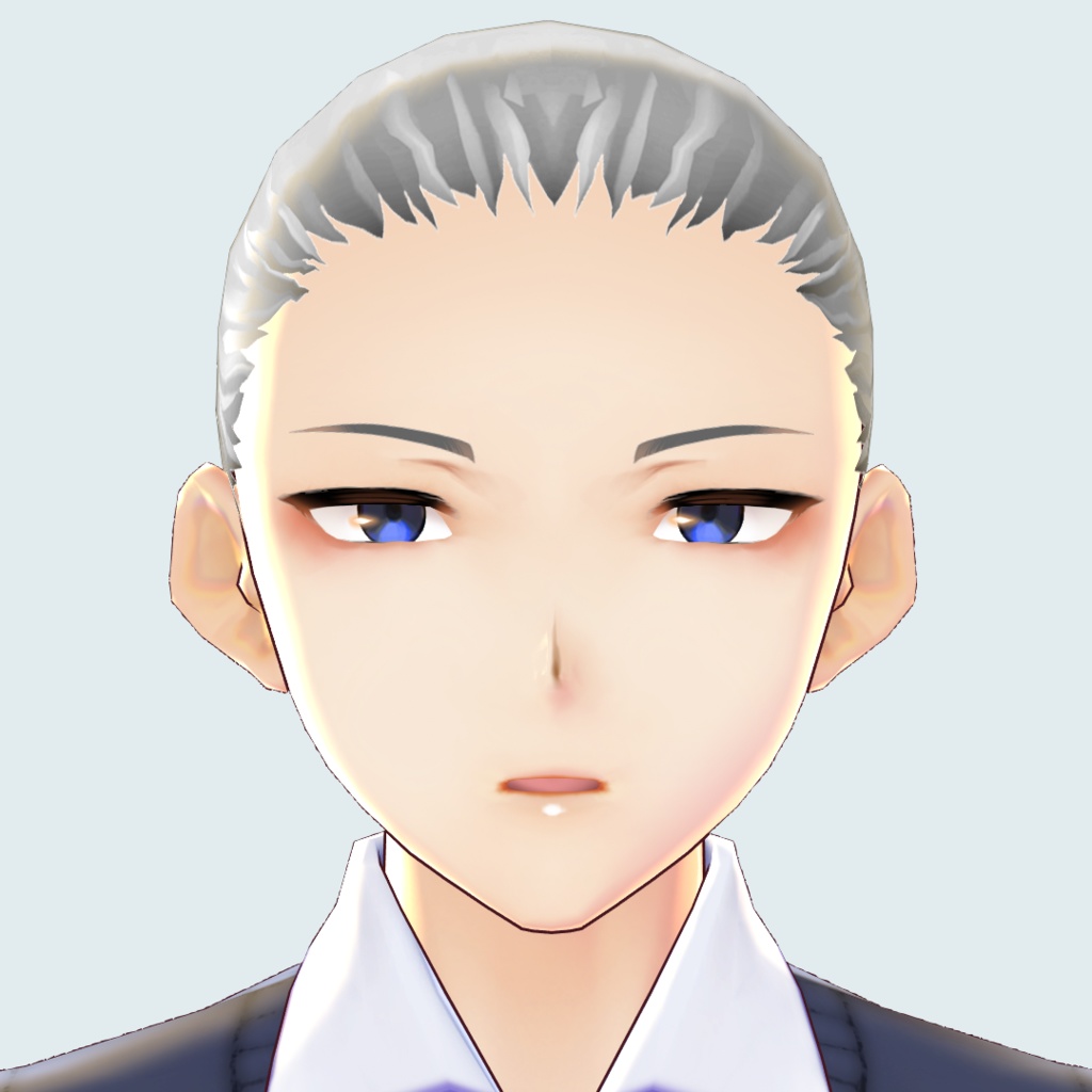 【VRoid用】アイライン、眉テクスチャ・スッと