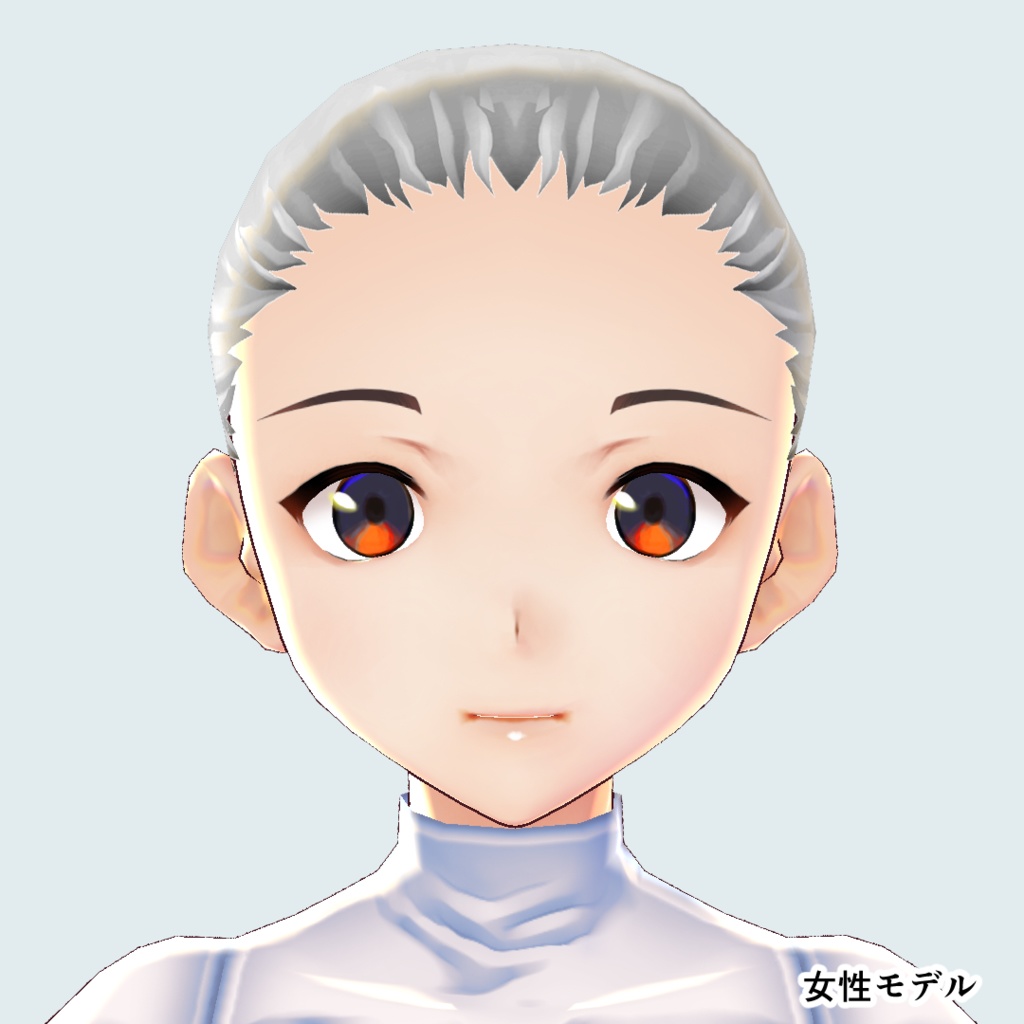 【VRoid用】アイライン、眉テクスチャ・スッと