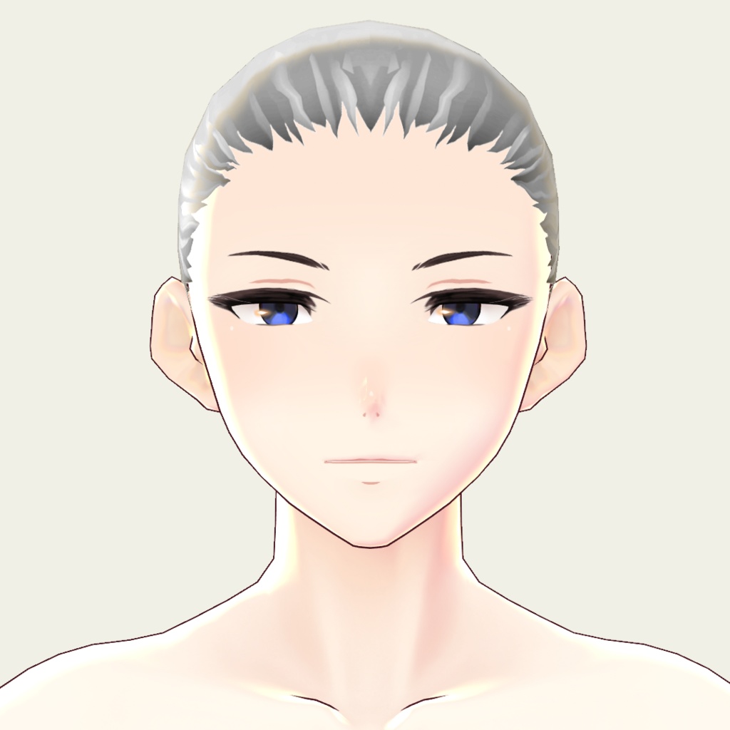 【VRoid用】男性肌テクスチャ・色白肌