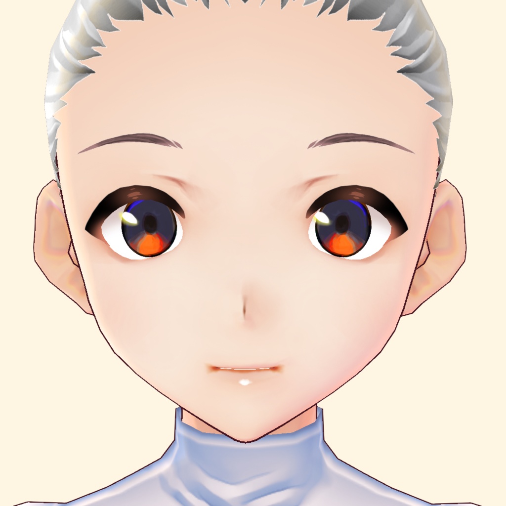 【VRoid用】アイラインテクスチャ・アニメチックシンプル