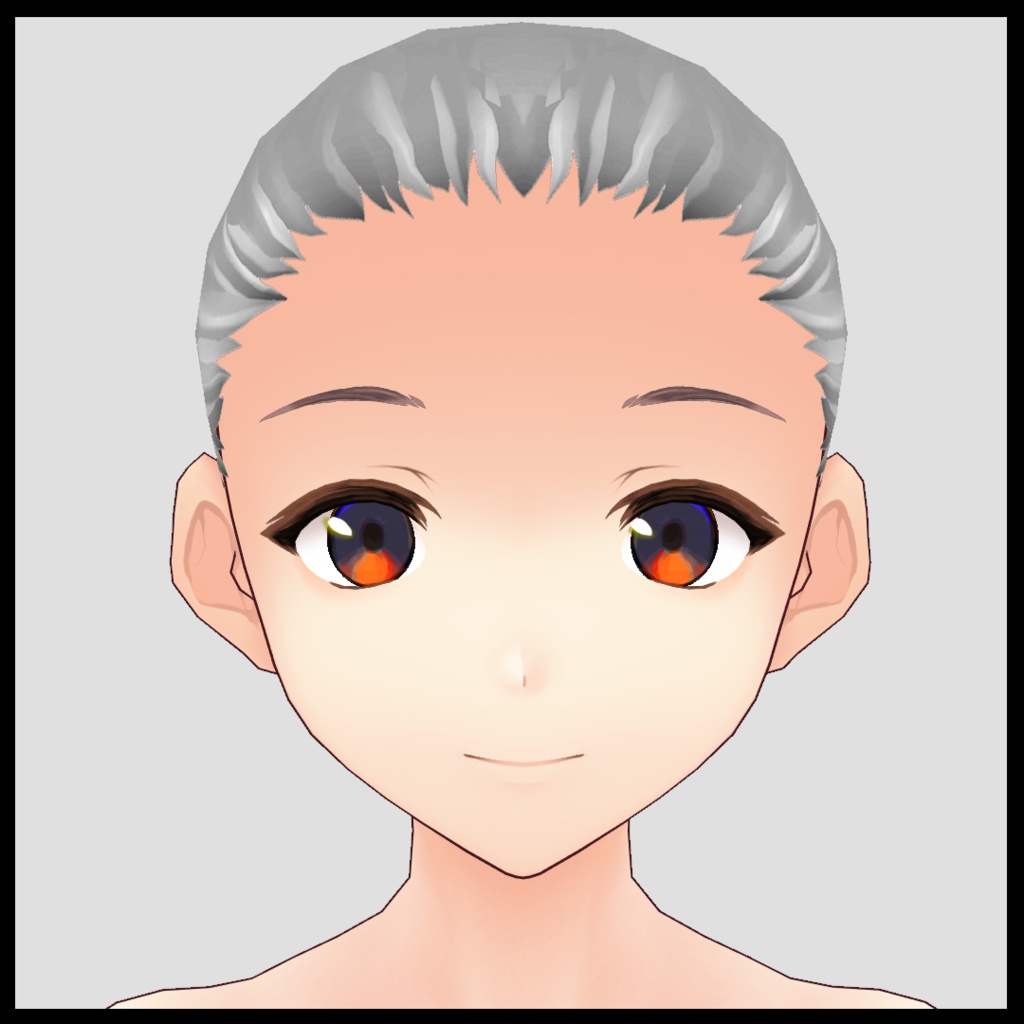 【VRoid用】顔・身体テクスチャ・なめらか普通肌