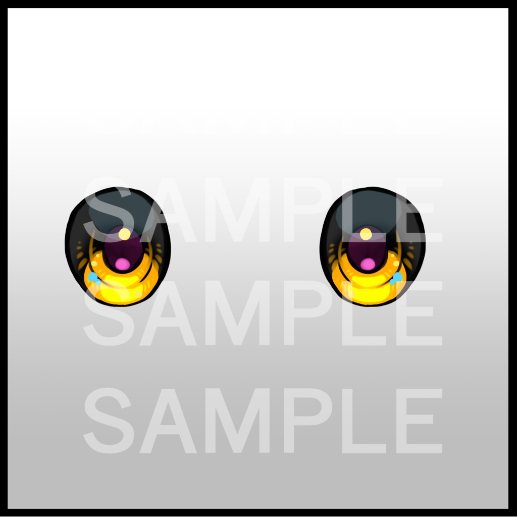 【VRoid用】瞳テクスチャ・きらめき瞳