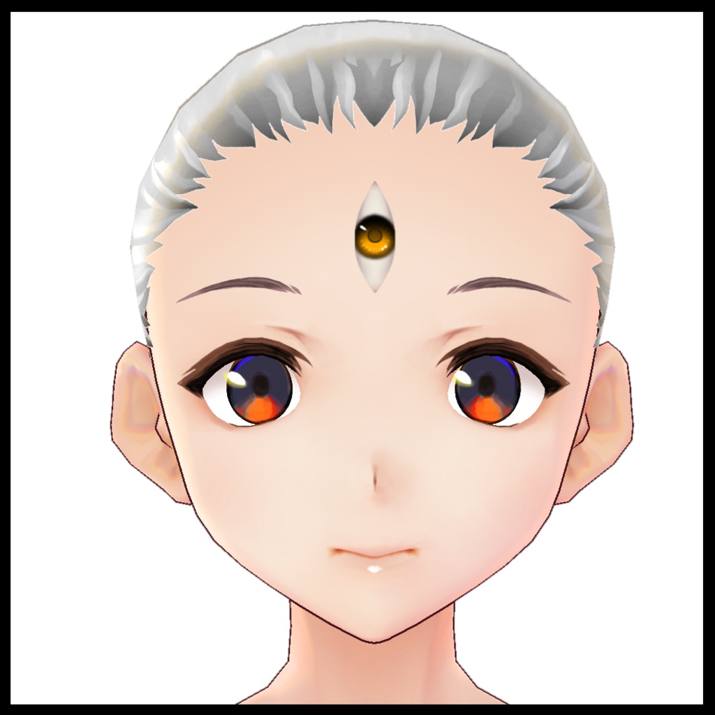 【VRoid】肌テクスチャ・女性・第三ノ瞳