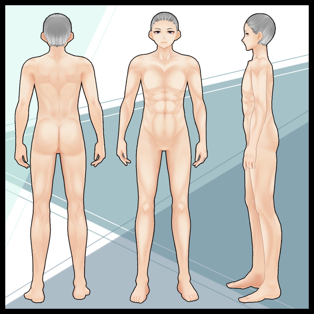 【VRoid】ムキムキ肉体肌