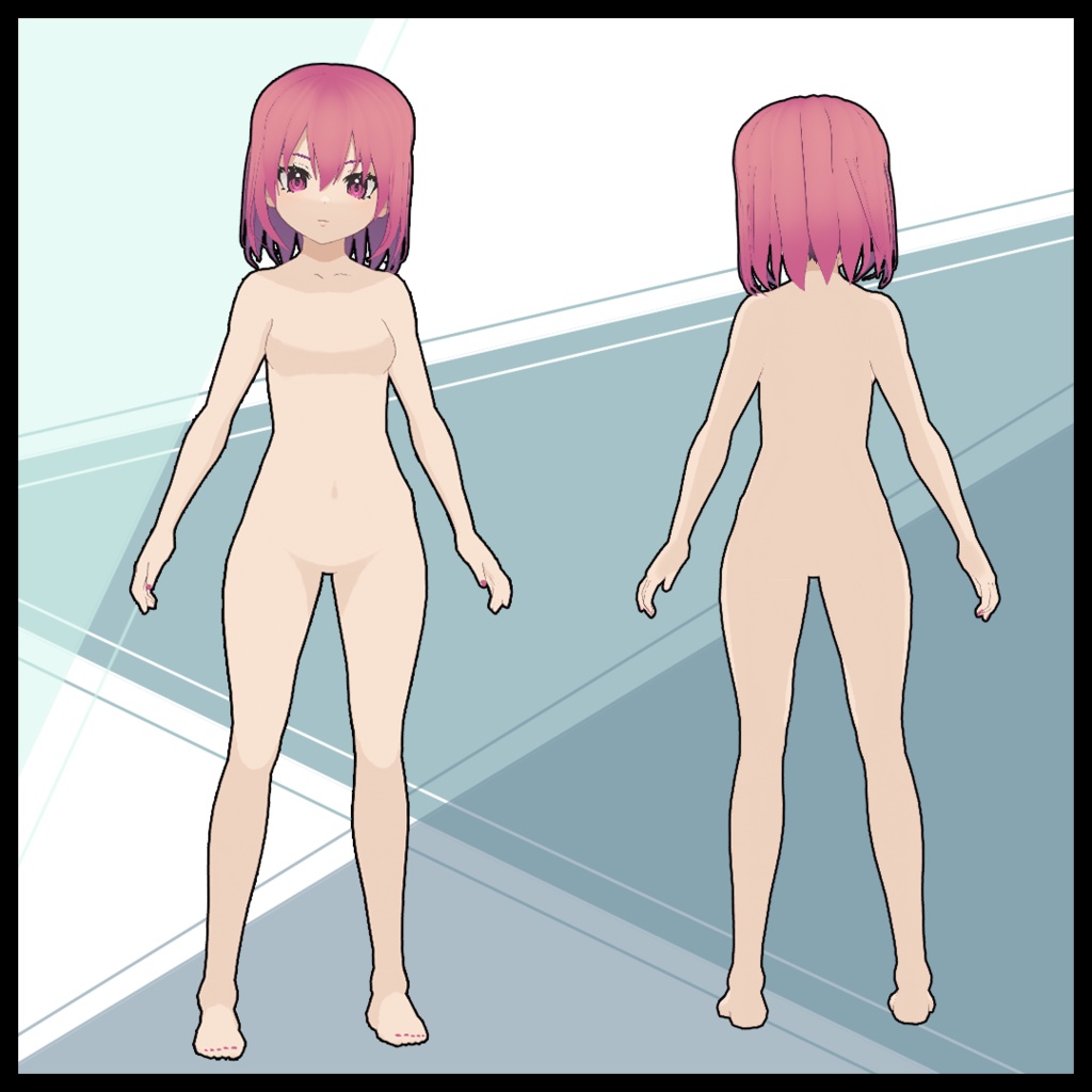 【VRoid改変用モデル】スパイシーガール