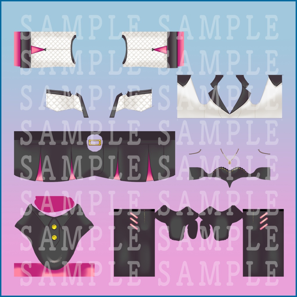 【VRoid正式版】衣装・サイバーキルト