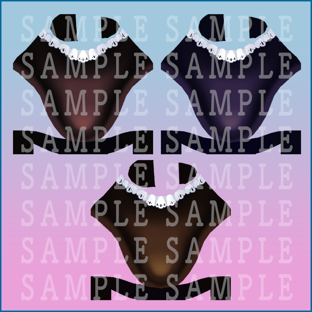 【VRoid正式版】厚底ブーツテクスチャ・レースブーツ