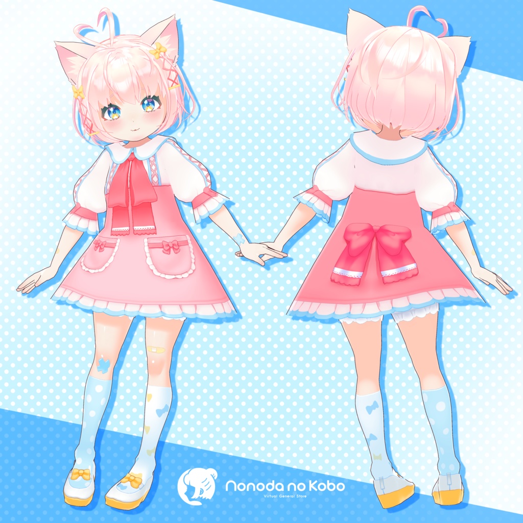 【VRMモデル】猫ノ少女Cちゃん春