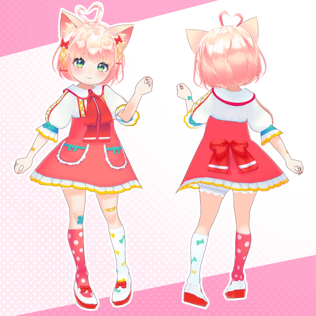 【VRMモデル】猫ノ少女Cちゃん