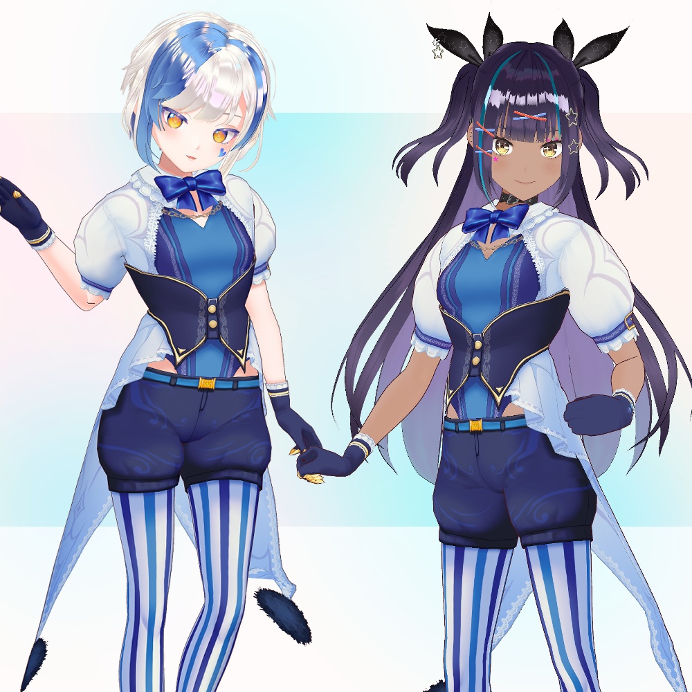 【VRoid衣装】青の道化