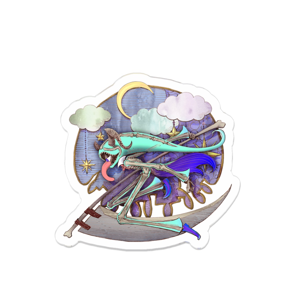 アクリルバッジ　ボーンマン