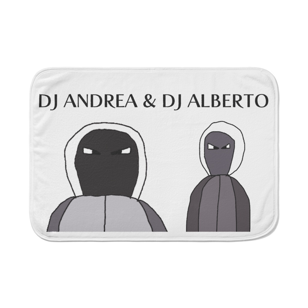 DJ ANDREAとDJ ALBERTOのブランケット（縦と横バージョン有り）