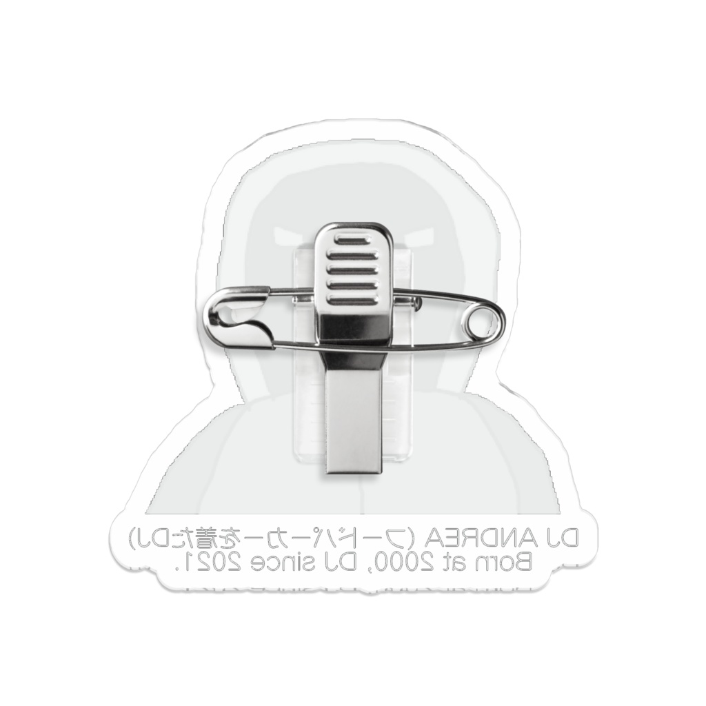 DJ ANDREAのアクリルバッジ