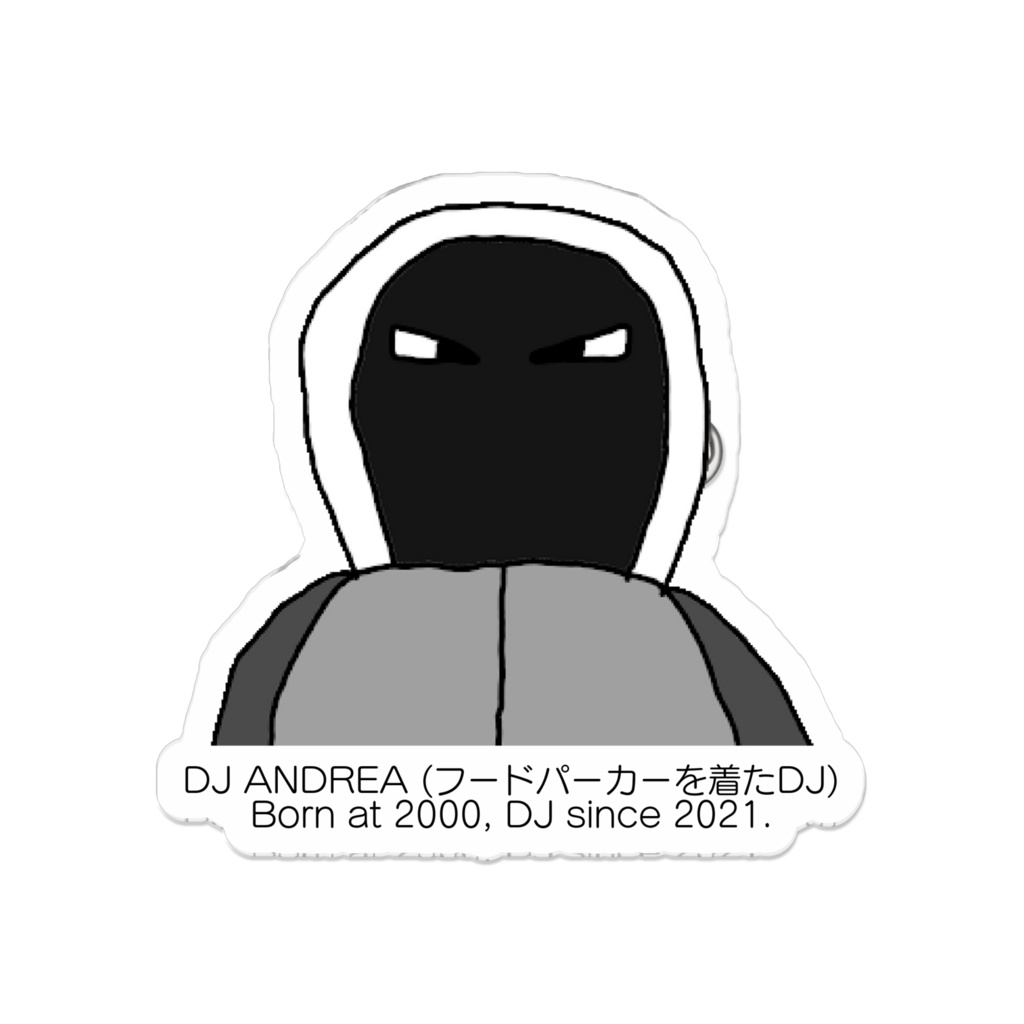 DJ ANDREAのアクリルバッジ