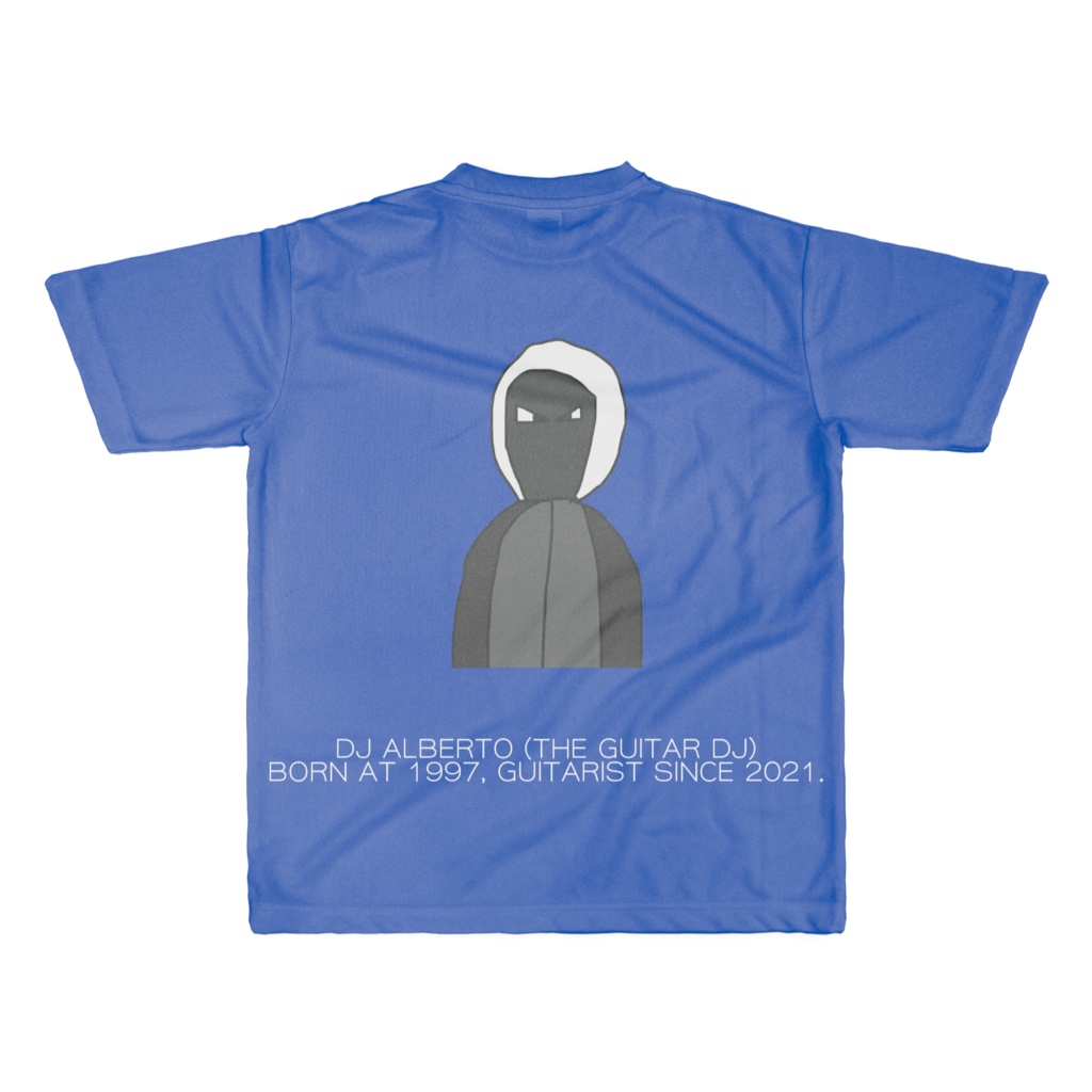 (表裏が色違い)DJ ANDREAとDJ ALBERTOのフルグラフィックTシャツ(XLサイズ)